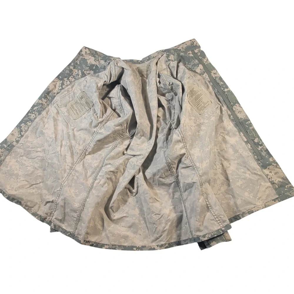 American Apparel US Army Coat Mens Medium Long Gray UCP Digital Camo ACU Jacket